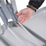 МЕТАЛЛИЧЕСКИЙ РАСКЛАДНОЙ СТОЛ FOLDING TABLE ДЛЯ ПИКНИКА + 4 СТУЛA