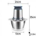 Електричний блендер подрібнювач Mixer Stainless Cooking 850W